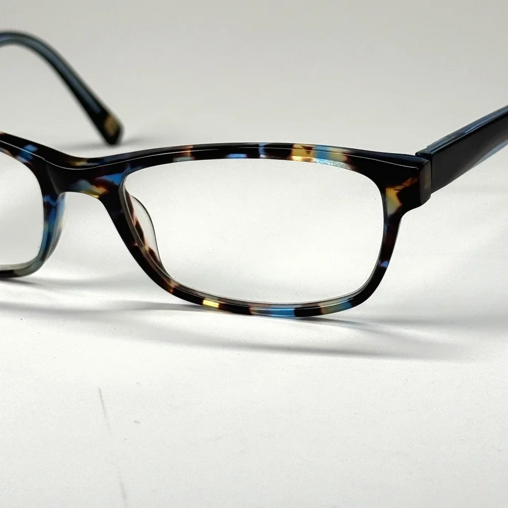 Marchon Downtown Cornelia 215 Eyeglasses Frame Only 52-16-135 Blue Tortoise Med‎